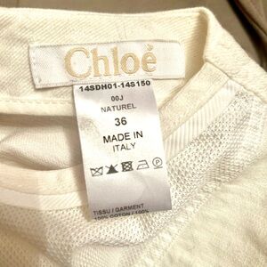 Vintage CHLOE Cotton Trompe l'oeil Blouse - Mint Condition Fr36 or Size US S